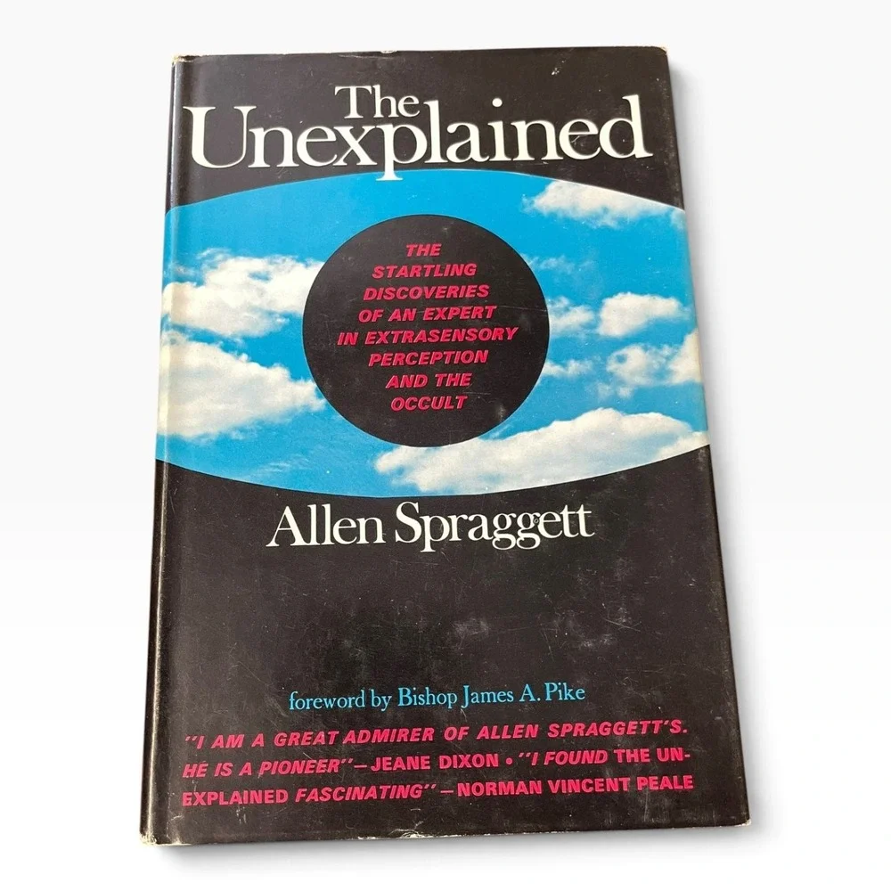 The Unexplained Allen Spraggett 1967 Paperback ESP Occult Paranormal Book